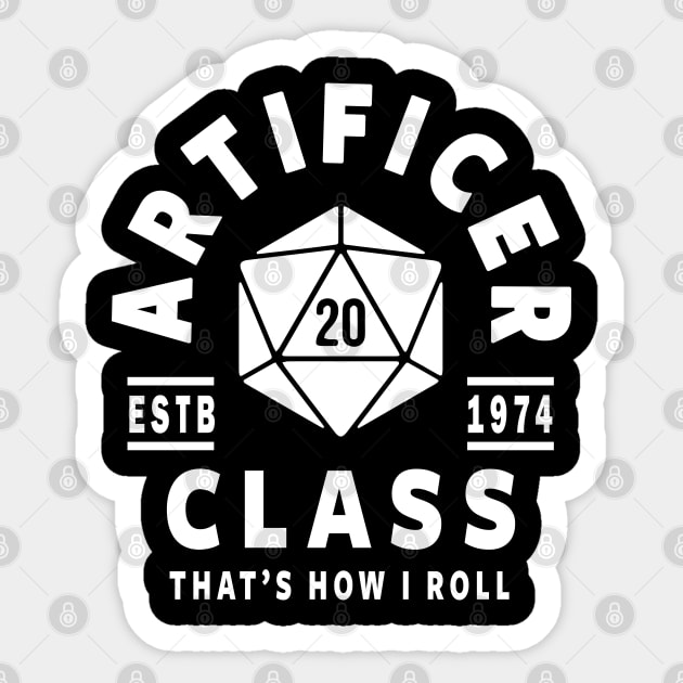 DUNGEON GAME MASTER DRAGONS DICE GAME DND D20 D&D DM Sticker by Tshirt Samurai